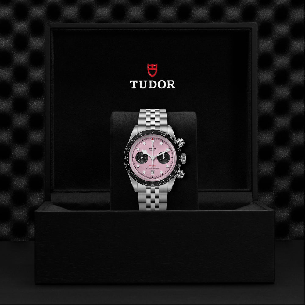 Black Bay Chrono 41mm - Pink on Bracelet