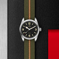 Ranger 36mm - Black on Fabric Strap