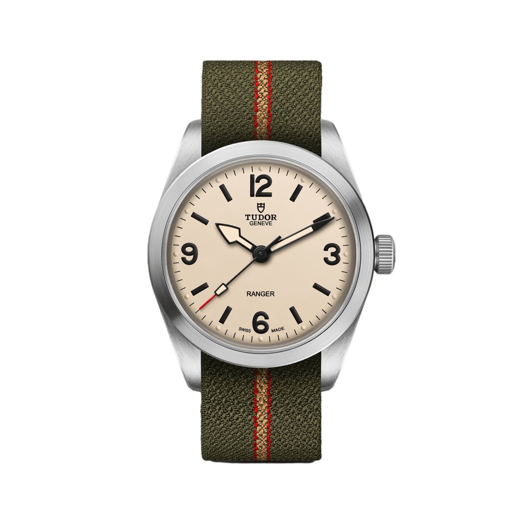 Ranger 36mm - Beige on Fabric Strap | Teddy Baldassarre
