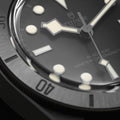 Black Bay Ceramic 41mm - Black on Hybrid Leather/Rubber Strap w/ Extra Fabric Strap