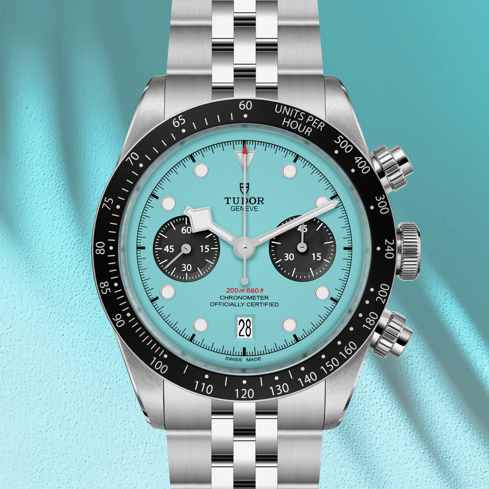 Black Bay Chrono 41mm - Turquoise on Bracelet