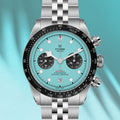 Black Bay Chrono 41mm - Turquoise on Bracelet