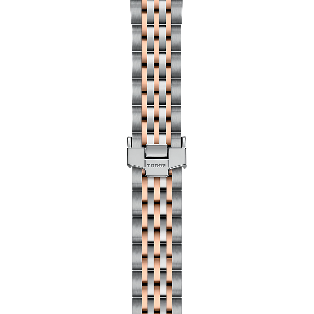 1926 Two-Tone 28mm - Black, Diamond-Set on Bracelet