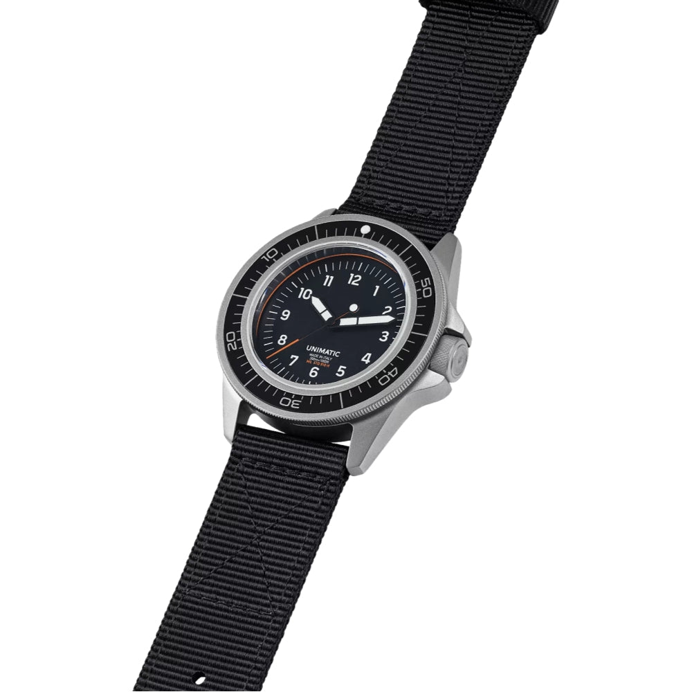 Toolwatch Sticker UT1 Toolwatch 41.5mm - Black on Fabric Strap | Teddy Baldassarre