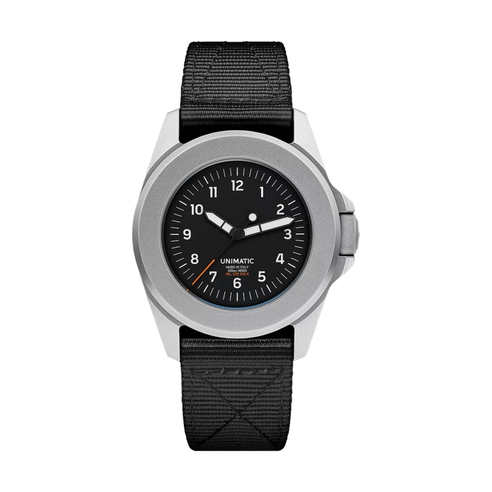 Toolwatch Sticker UT4 Toolwatch 40mm - Black on Fabric Strap | Teddy Baldassarre