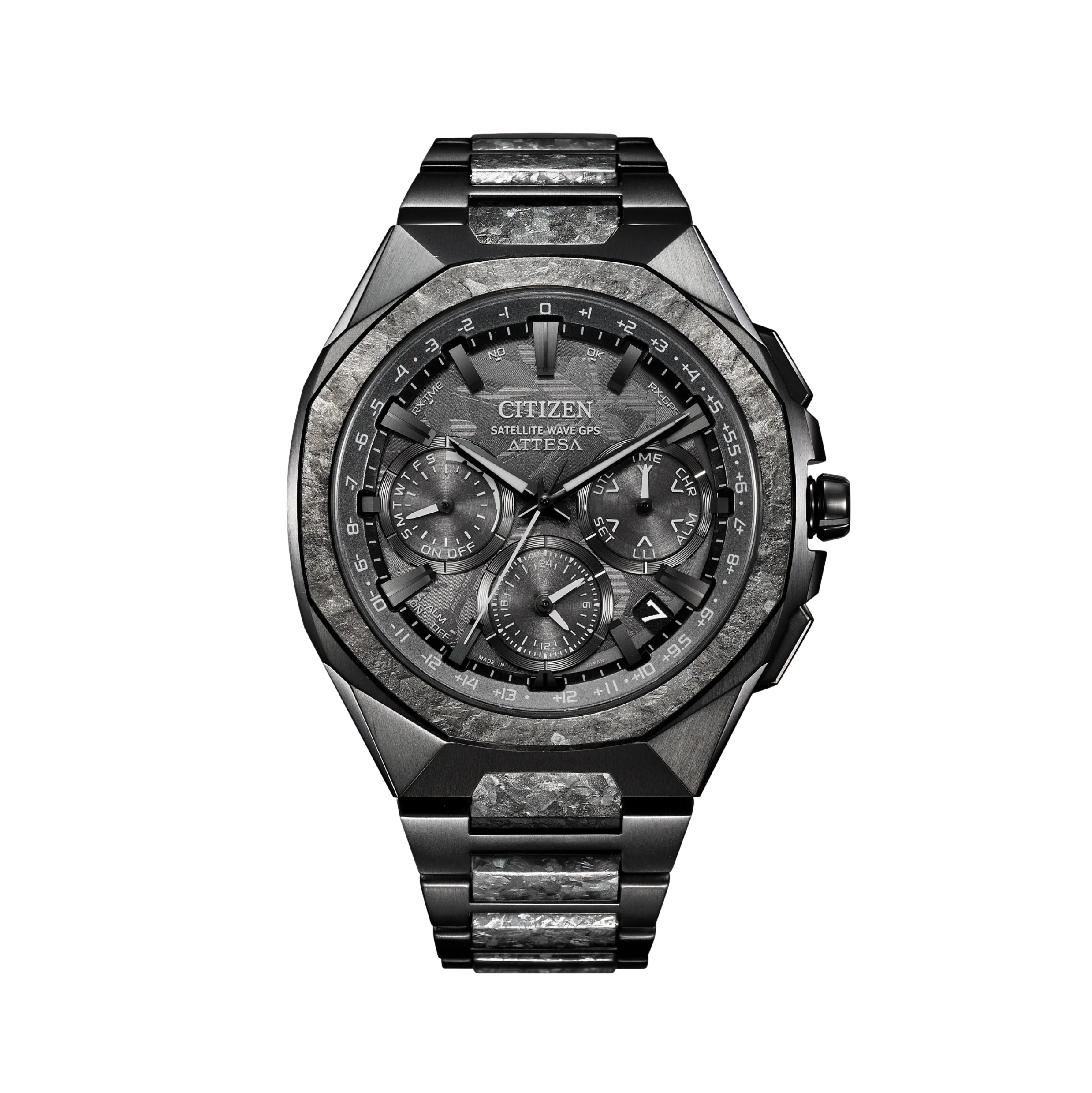 ATTESA Black Super Titanium 43.2mm - Black on Bracelet - Teddy