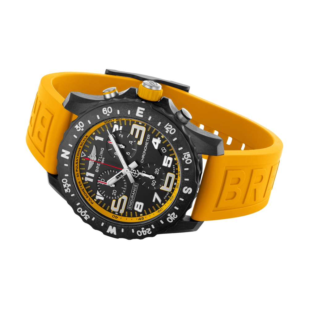 Endurance Pro Breitlight® - Black on Yellow Rubber Strap