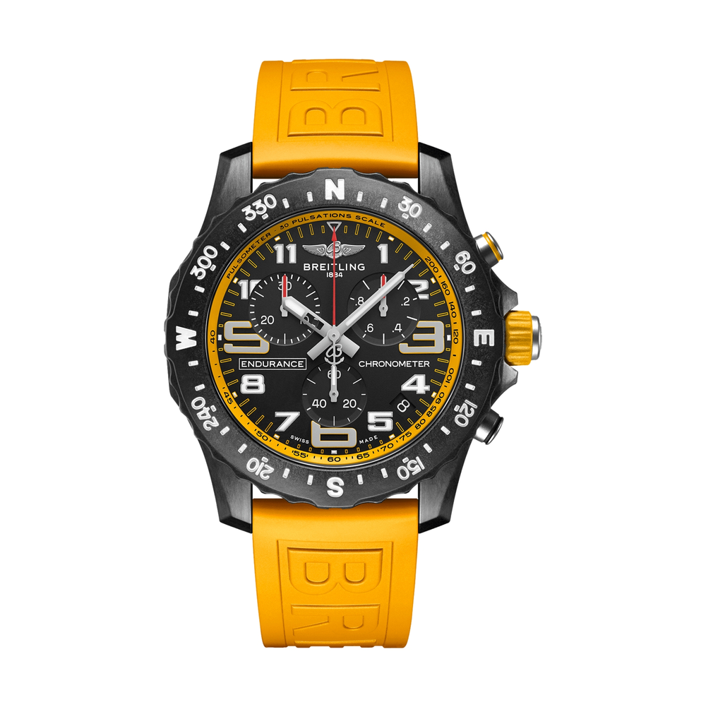 Endurance Pro Breitlight® - Black on Yellow Rubber Strap