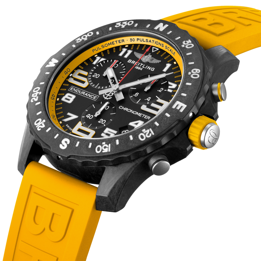 Endurance Pro Breitlight® - Black on Yellow Rubber Strap