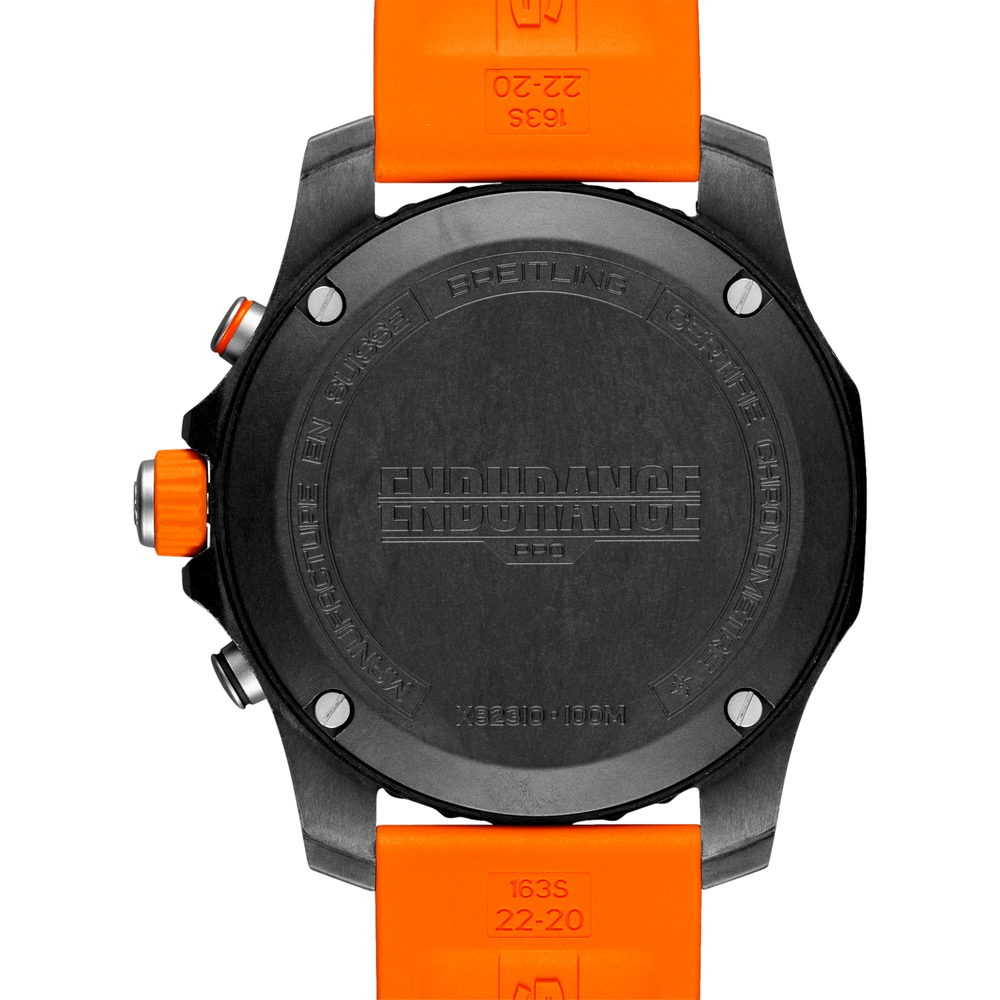 Endurance Pro Breitlight® - Black on Orange Rubber Strap