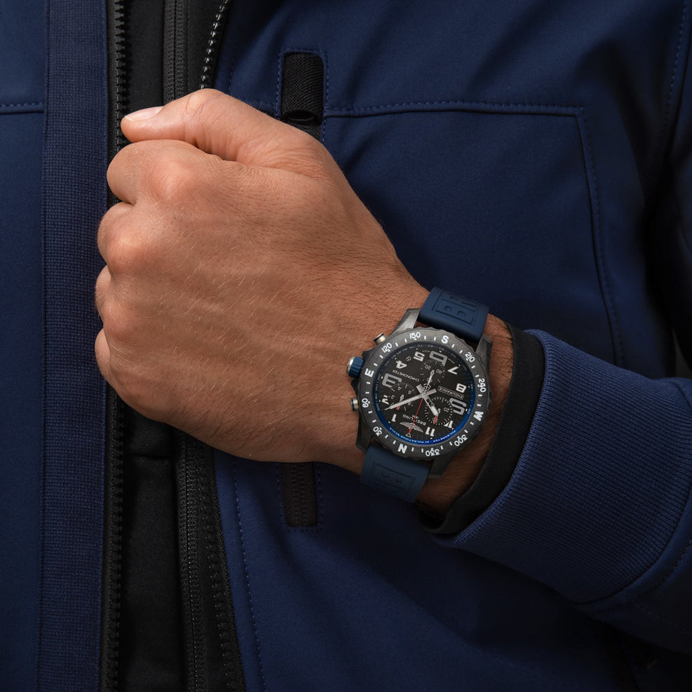 Endurance Pro Breitlight® - Black on Blue Rubber Strap