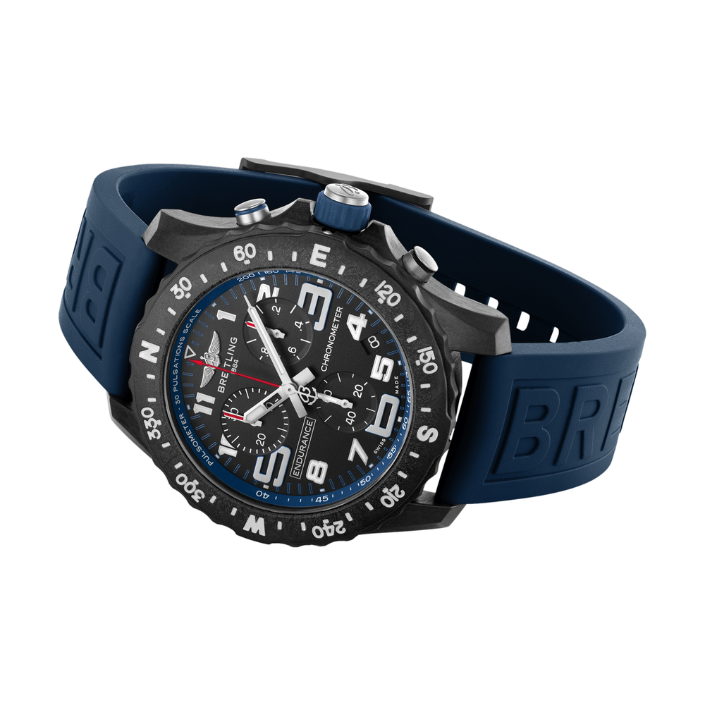 Endurance Pro Breitlight® - Black on Blue Rubber Strap