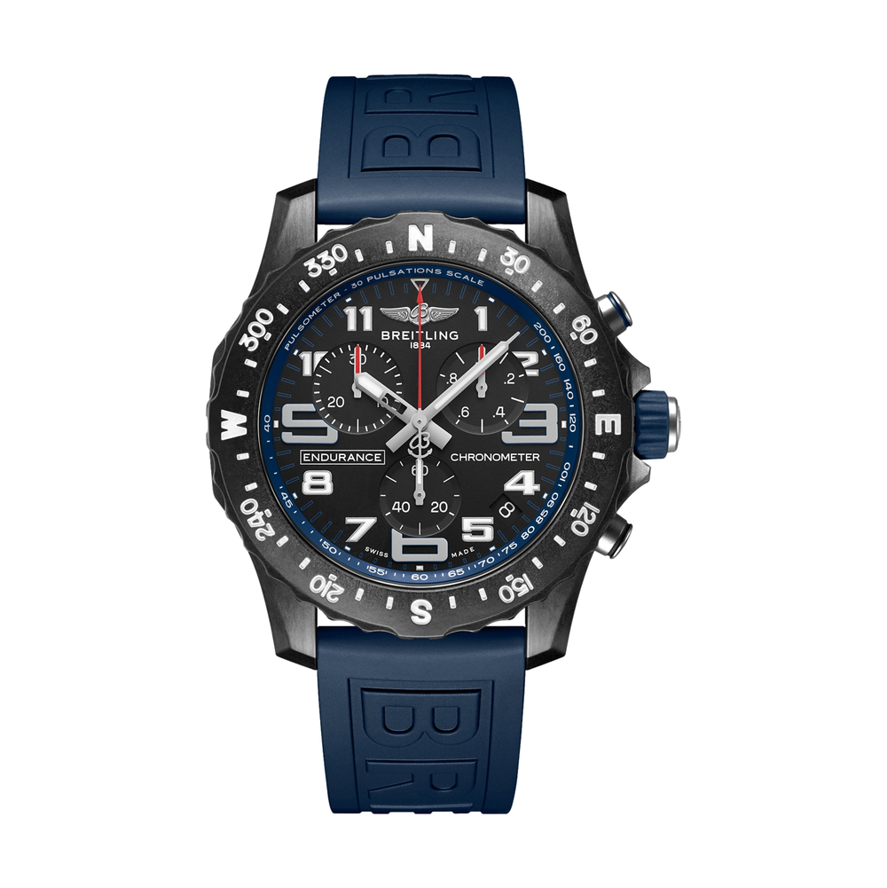 Endurance Pro Breitlight® - Black on Blue Rubber Strap