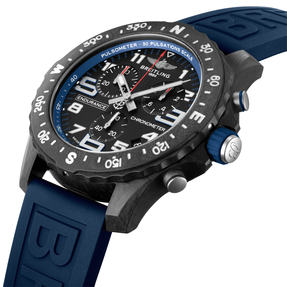 Endurance Pro Breitlight® - Black on Blue Rubber Strap