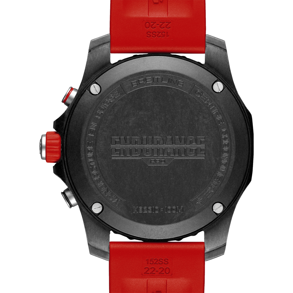 Endurance Pro Breitlight® - Black on Red Rubber Strap