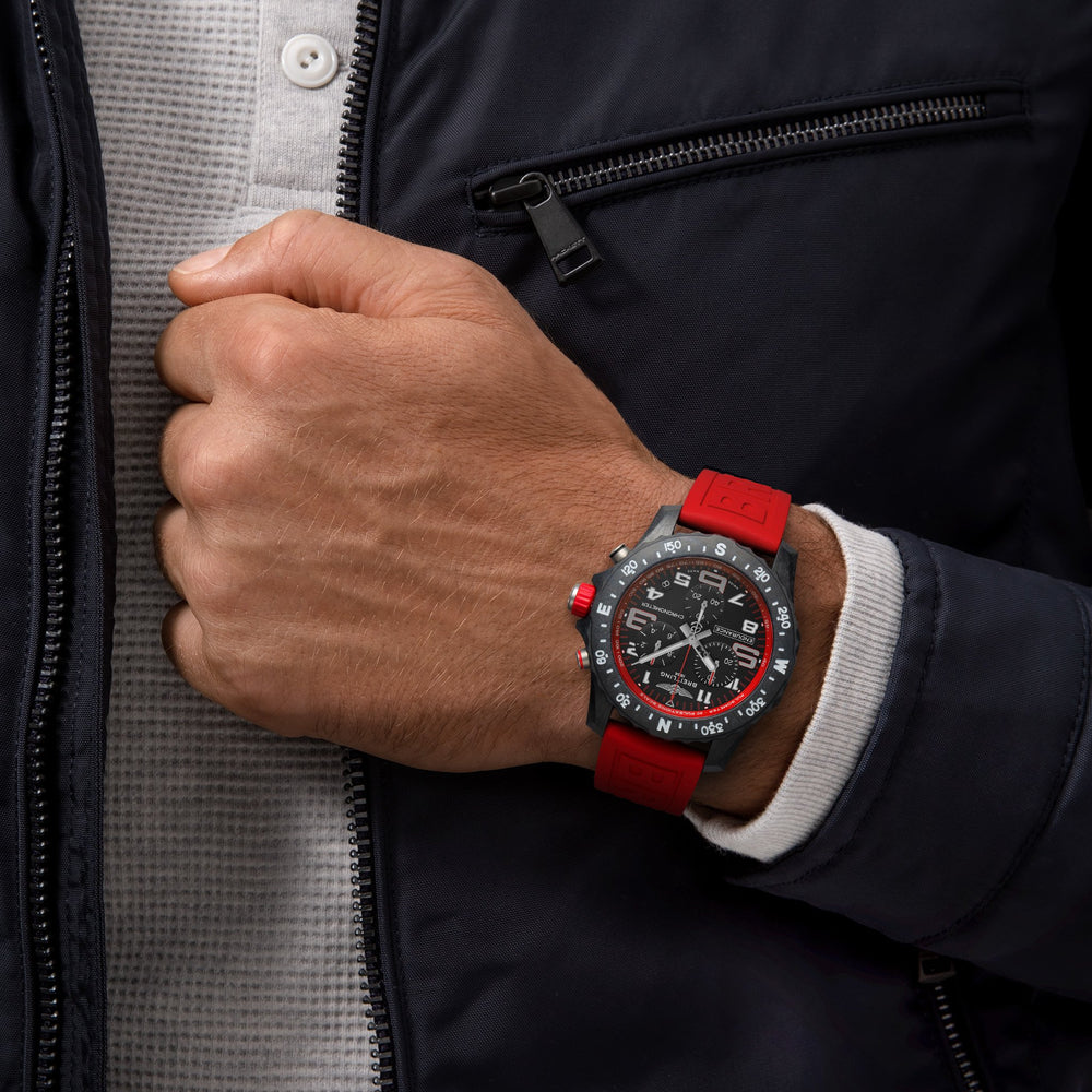 Endurance Pro Breitlight® - Black on Red Rubber Strap