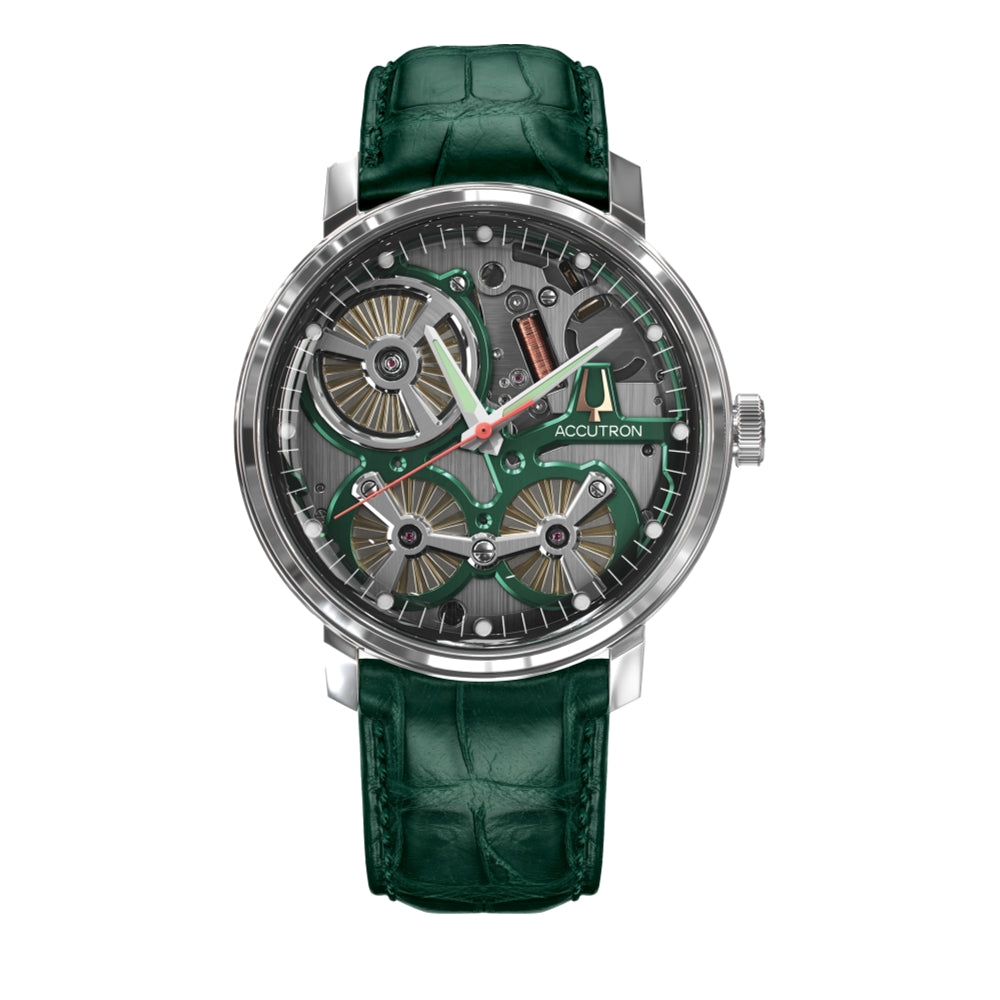 SPACEVIEW 2020 on Green Alligator Strap