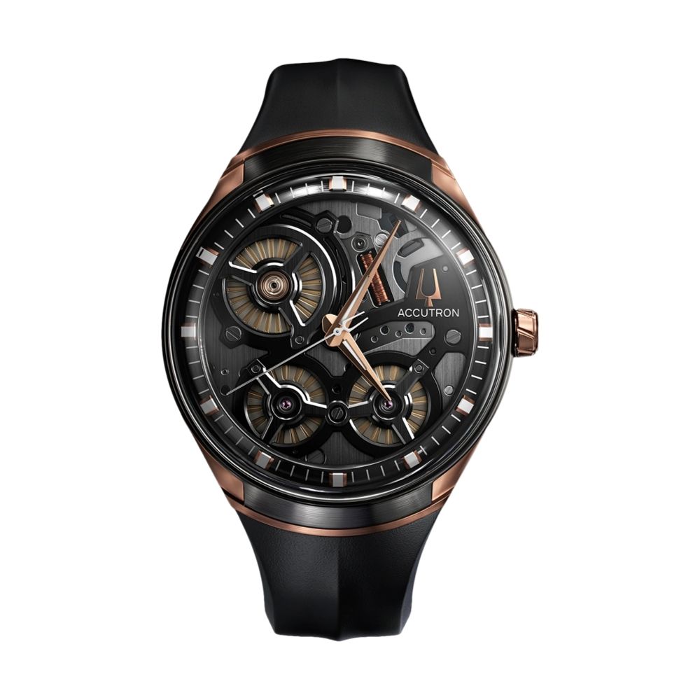 ElectroStatic Spaceview DNA Rose Gold-Tone Accents