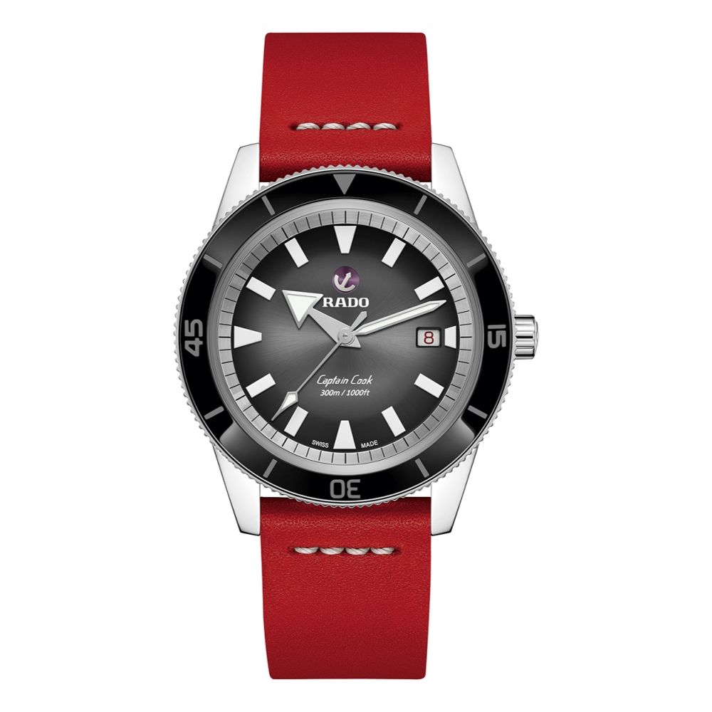 Rado Captain Cook 42MM Leather Red