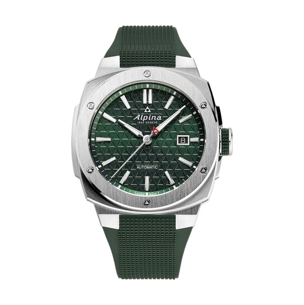Alpiner Extreme Automatic 41mm - Green on Rubber Strap | Teddy
