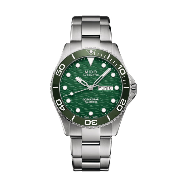 Ocean Star 200C 42.5mm - Green on Bracelet | Teddy Baldassarre