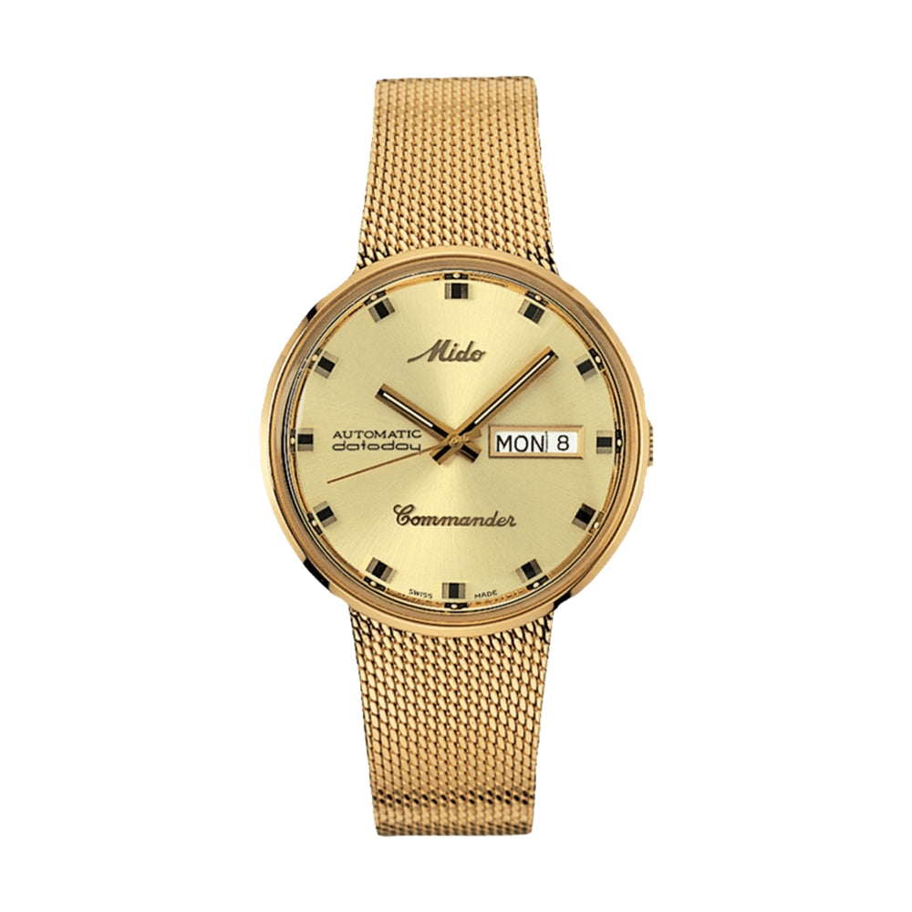 Commander 1959 Yellow Dial Gold-Tone