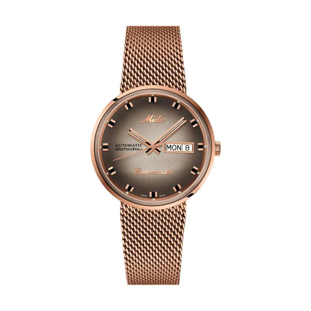Commander Shade Silver Rose Gold-Tone