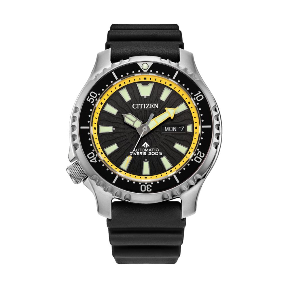 Promaster Dive Automatic FUGU Black Dial, Yellow Accents