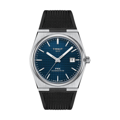 PRX Automatic Powermatic 80 40mm Blue Dial on Silicon Strap ...