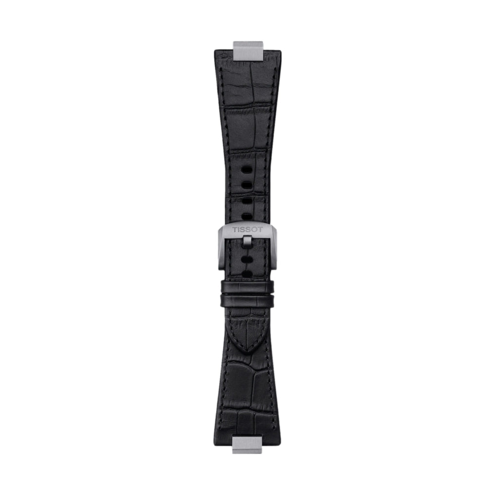 Tissot Official PRX Black Leather Strap 12mm | Teddy Baldassarre