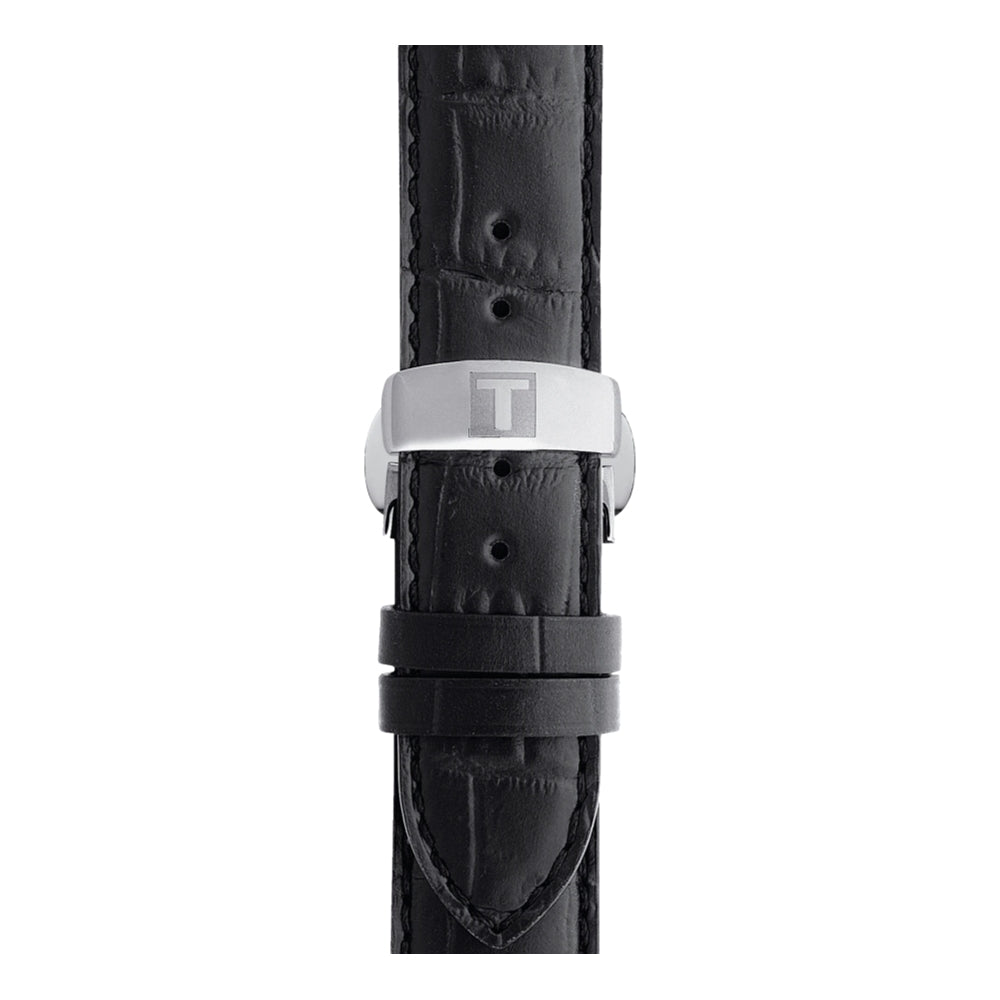 Tissot Official Black Leather Strap 19mm