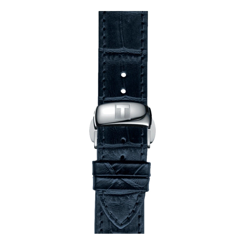 Tissot Official Blue Leather Strap 19mm