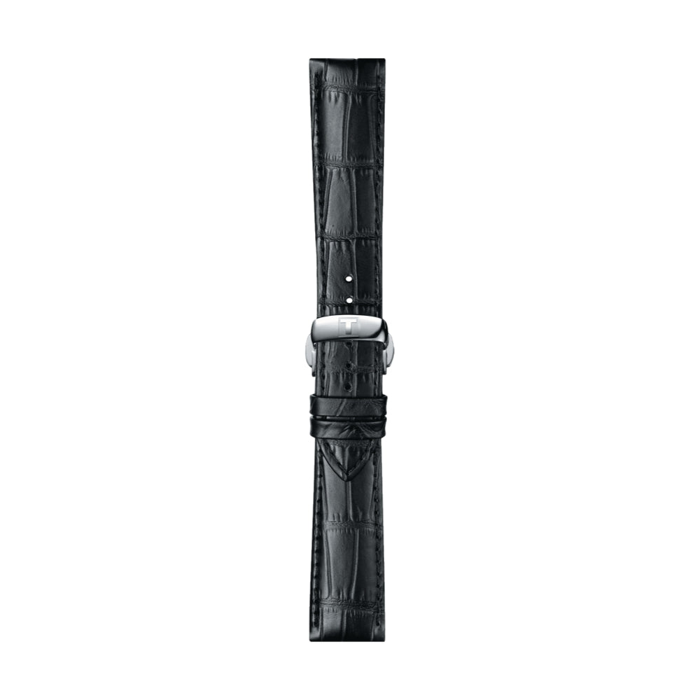 Tissot Official Black Leather Strap 21mm