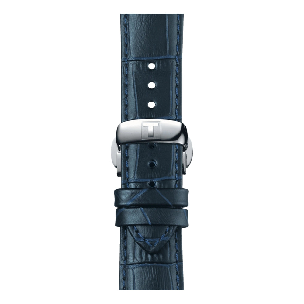 Tissot Official Blue Leather Strap 21mm