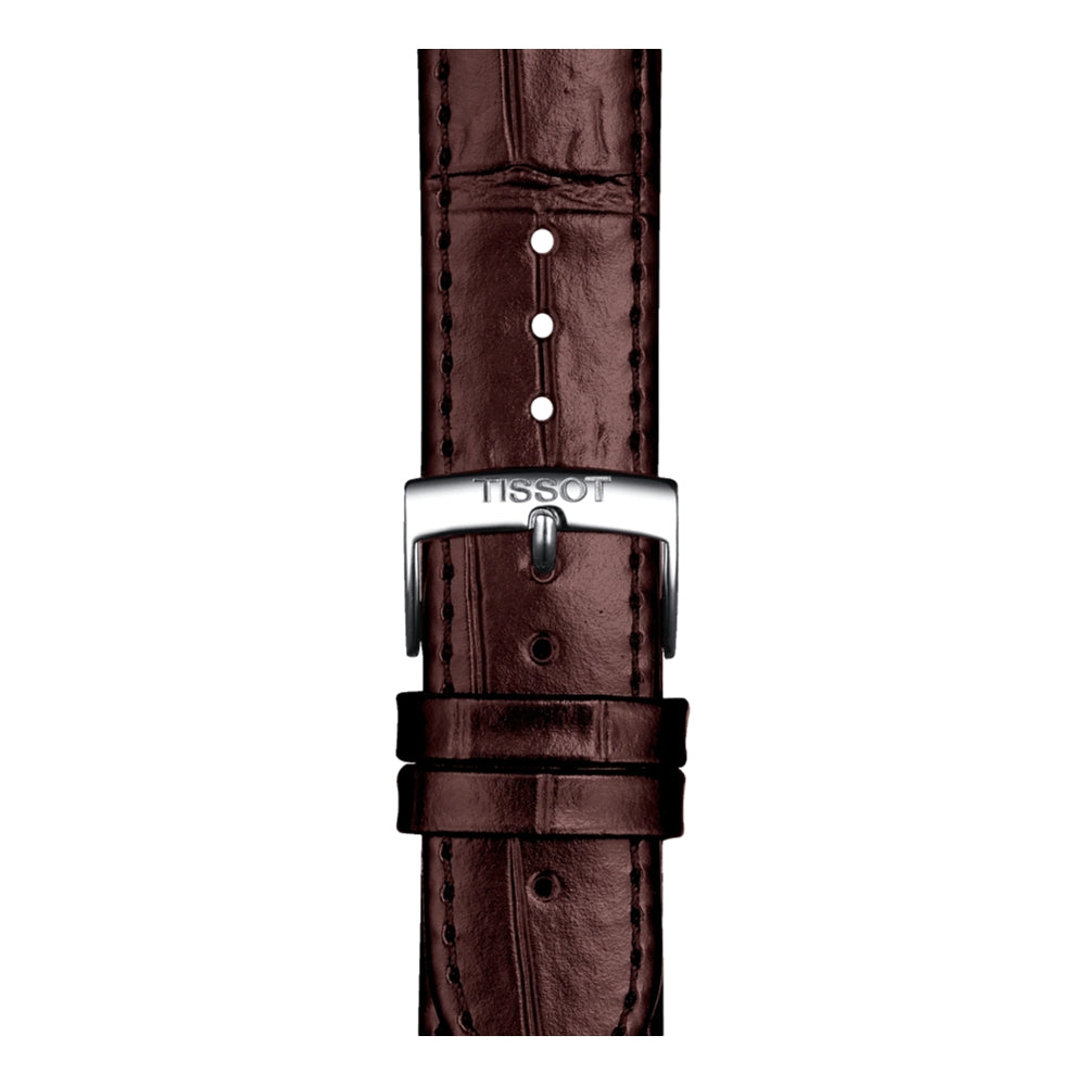 Tissot Official Brown Leather Strap 20mm