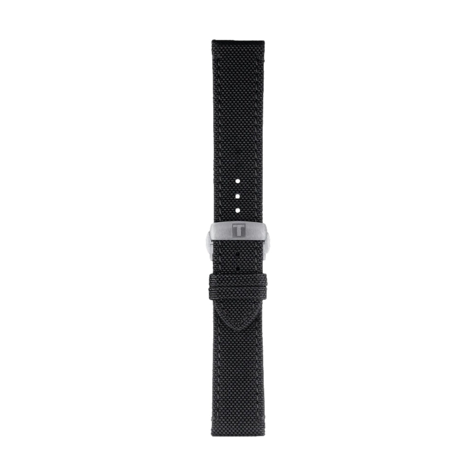 Tissot Official Black Fabric Strap 21mm
