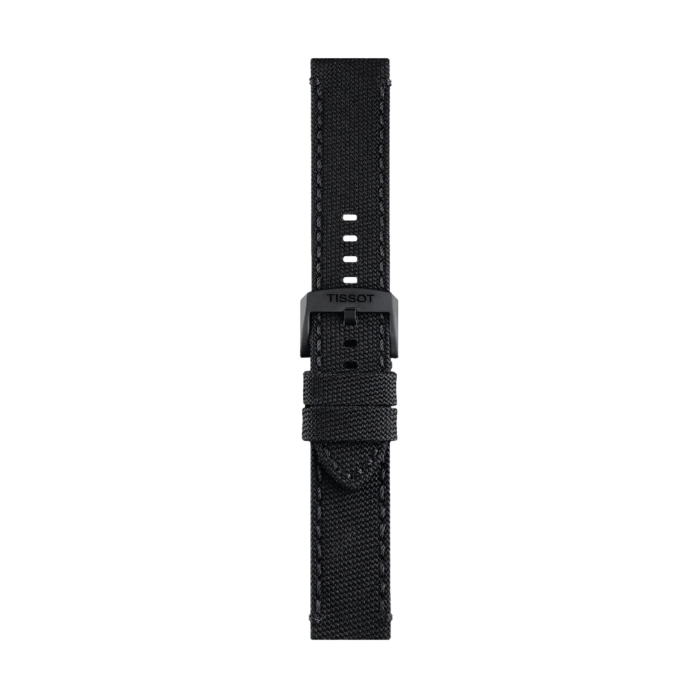 Tissot Official Black Fabric Strap 22mm