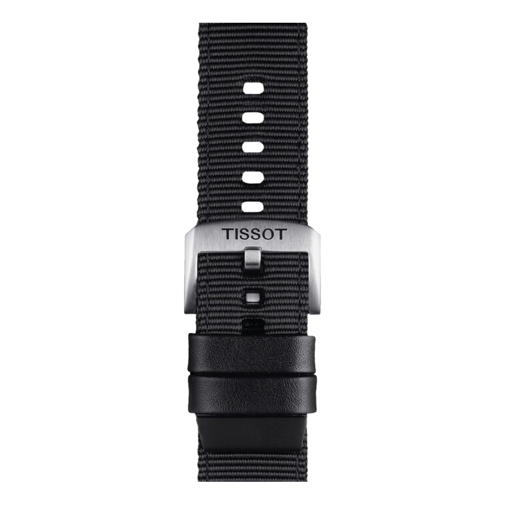Tissot Official Black Textile Strap 22mm