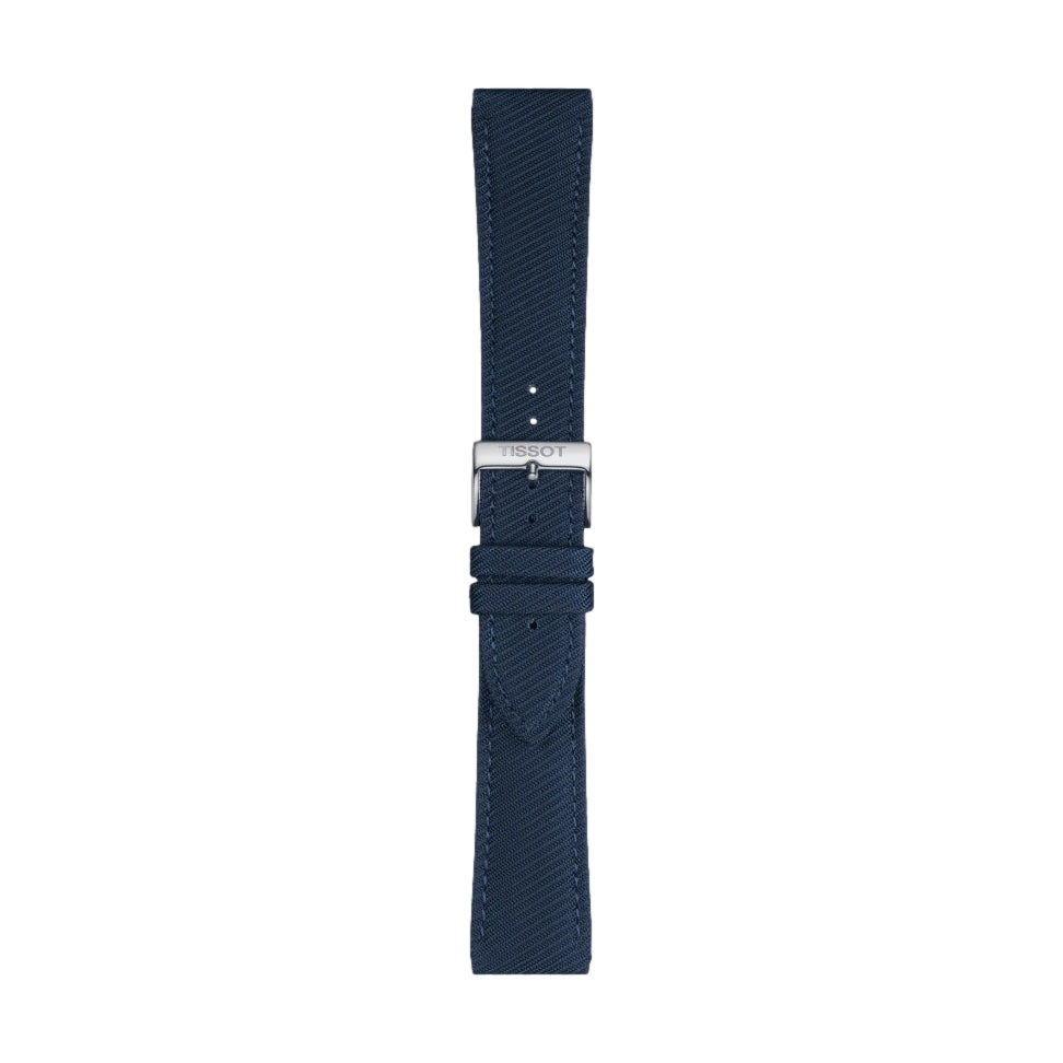 Tissot Official Blue Textile Strap 22mm