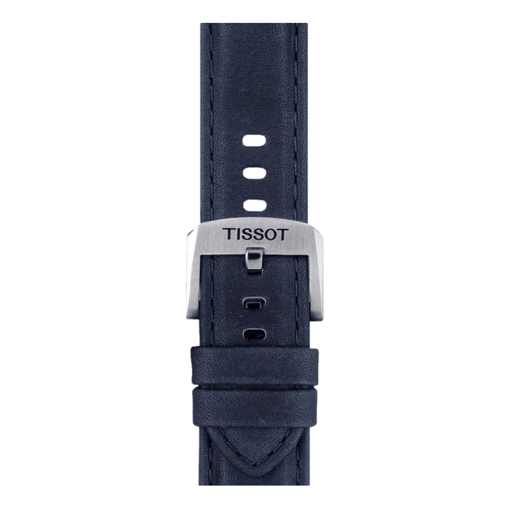 Tissot Official Blue Leather Strap 20mm