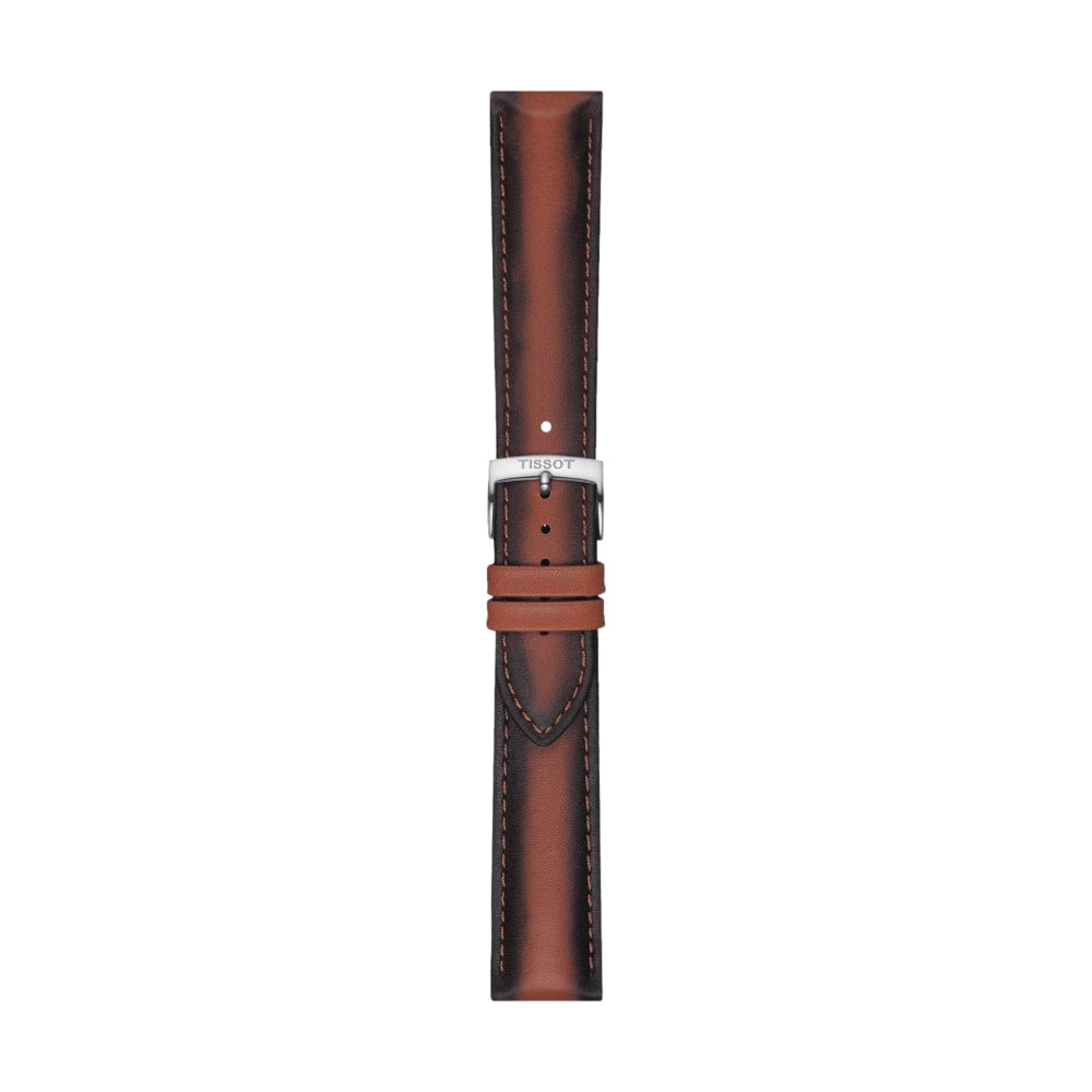 Tissot Official Cognac Brown Leather Strap 20mm
