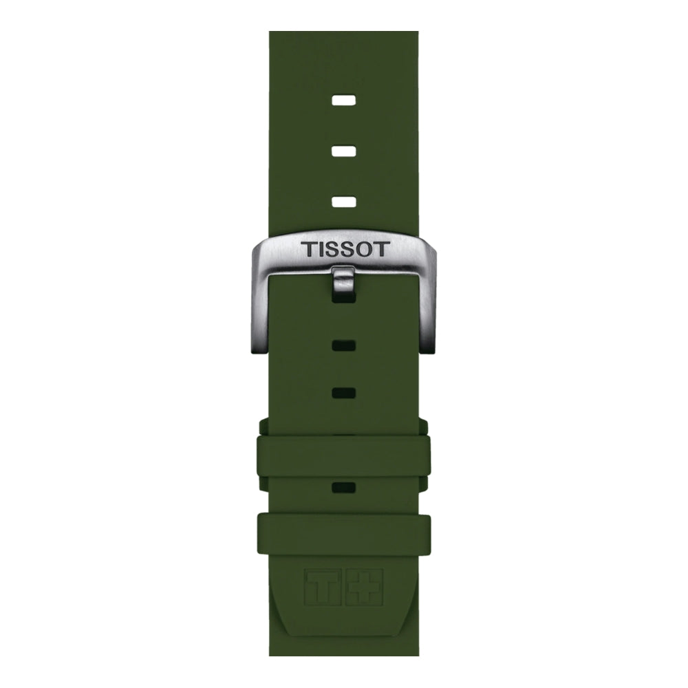 Tissot Official Olive Silicone Strap 22mm