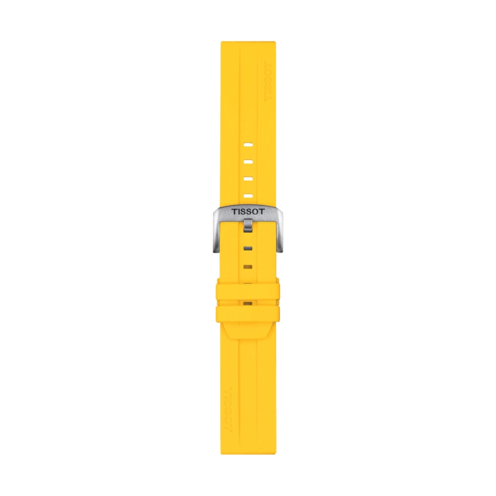 Tissot Official Yellow Silicone Strap 22mm