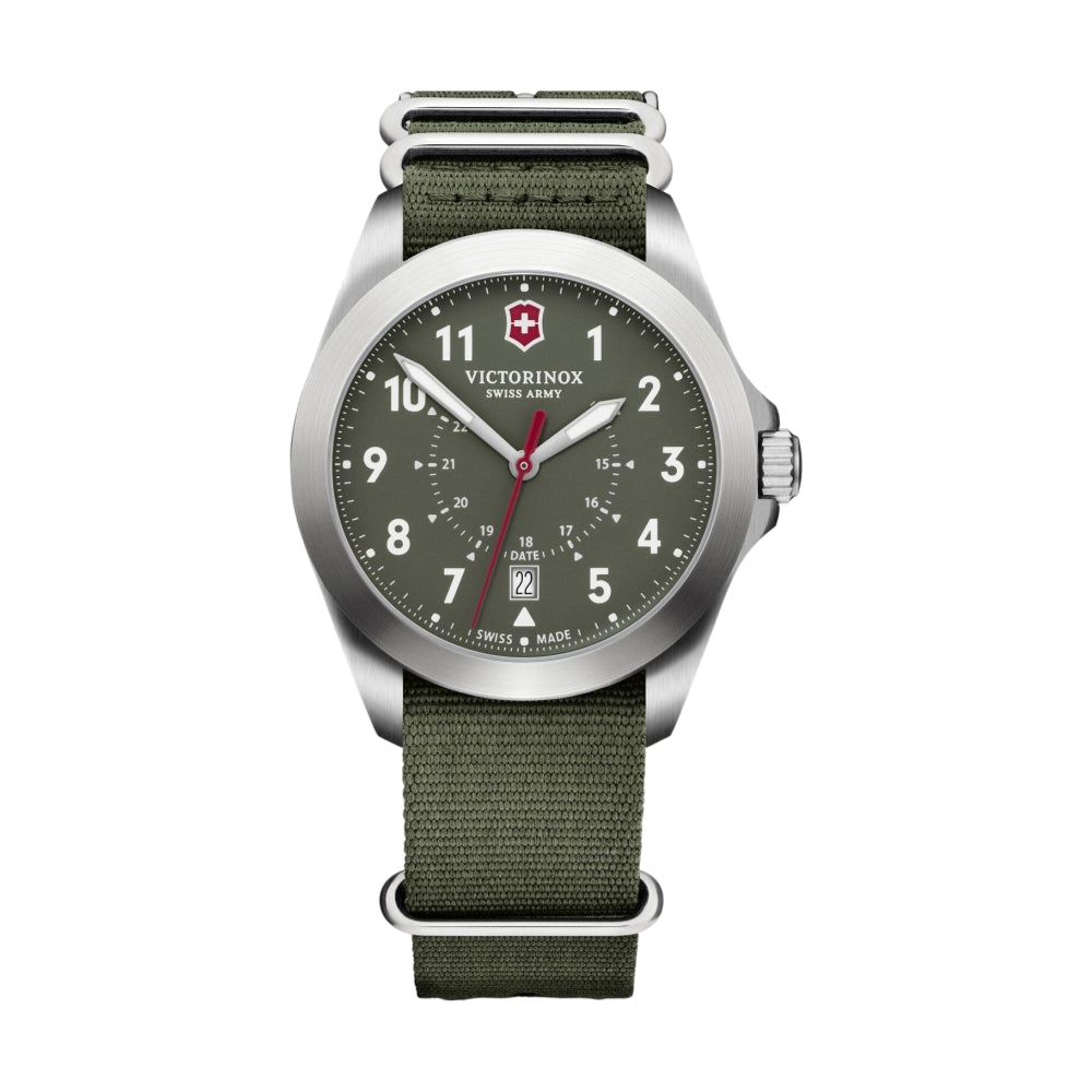 Swiss Army Heritage, Green Dial, Green One Piece Strap