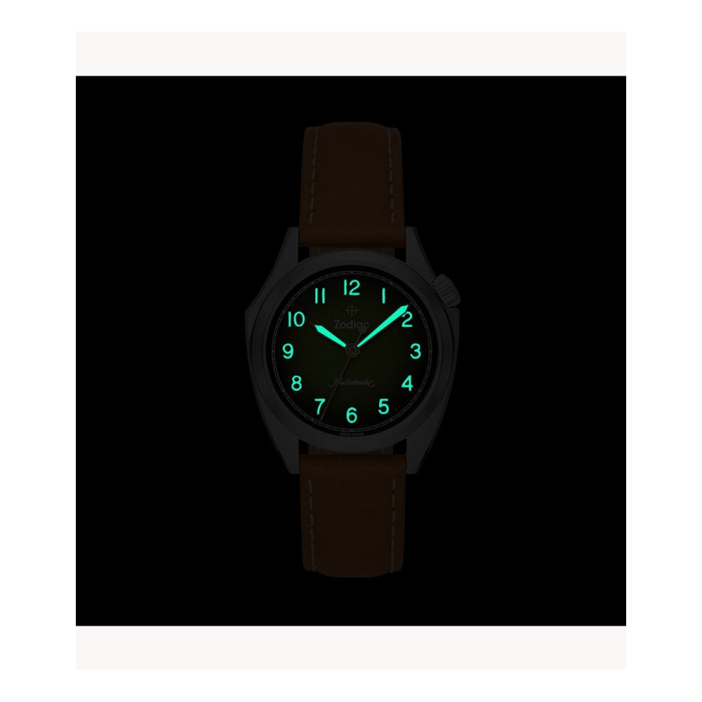 Olympos STP 1-11 Swiss Automatic Green Dial