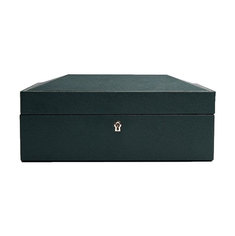 British Racing 8 PC Watch Box Green