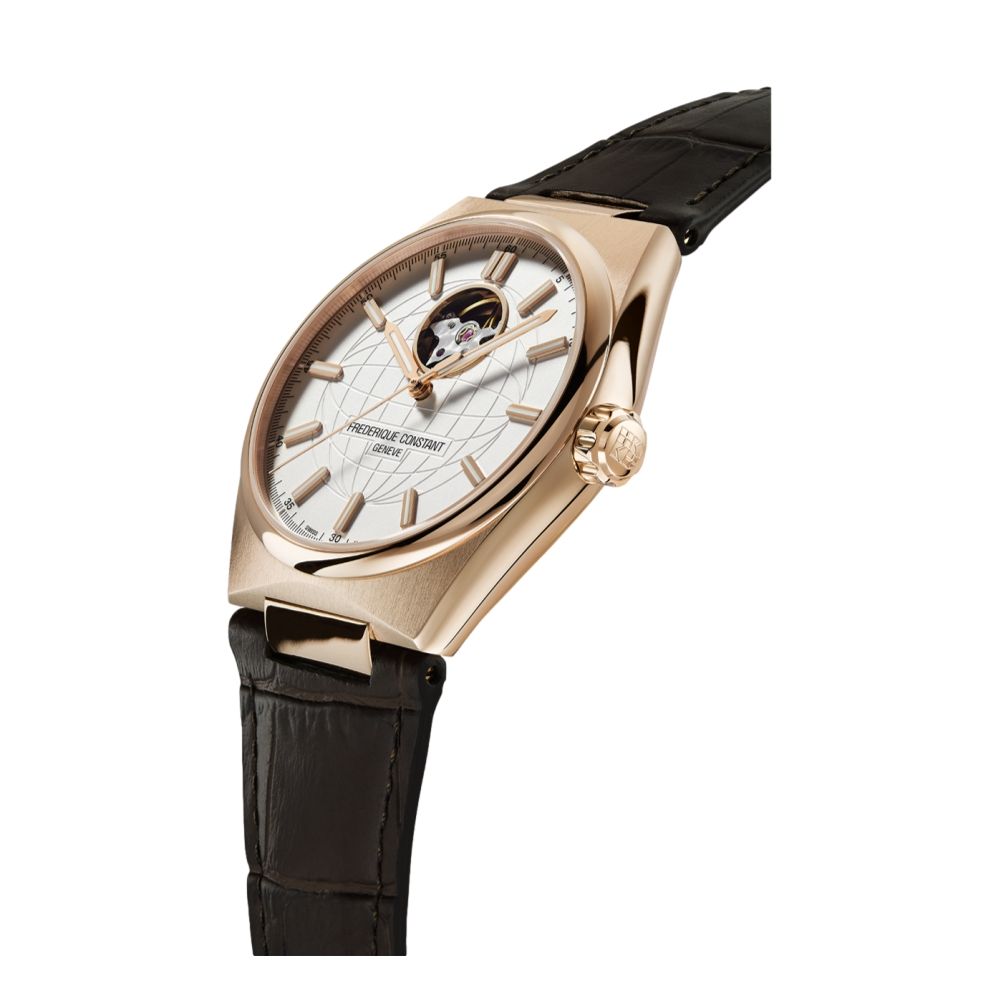 Highlife Heart Beat Silver Dial Rose Gold-Plated Case