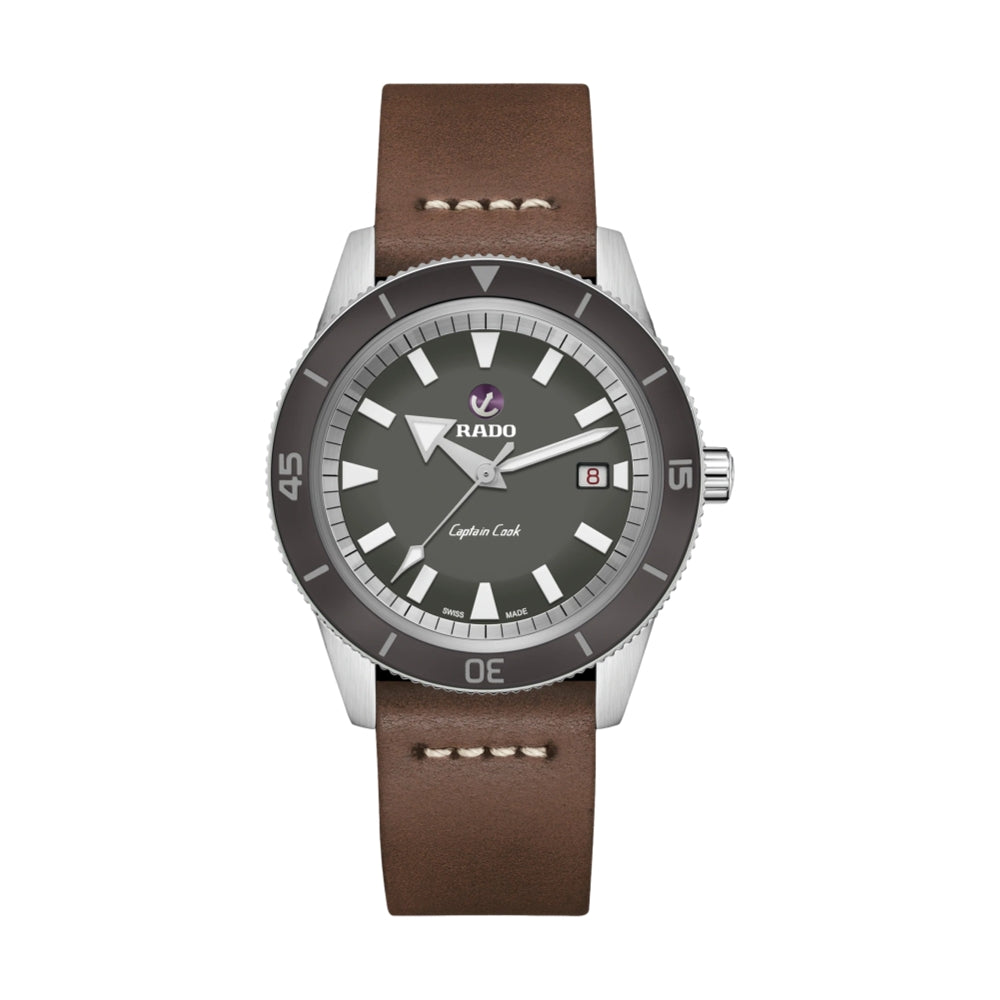 Captain Cook Automatic Grey Dial 42mm (Additional Straps Included)