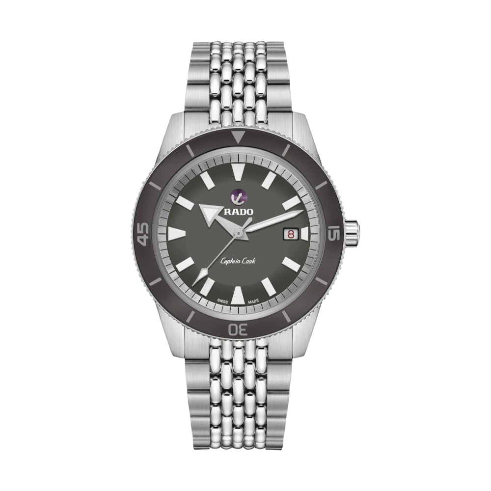 Captain Cook Automatic Grey Dial 42mm (Additional Straps Included)