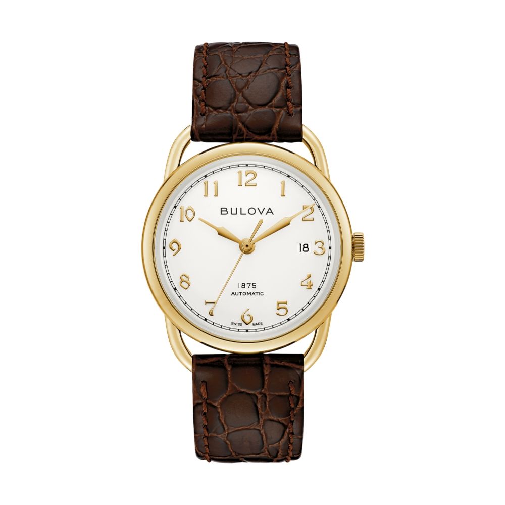 Commodore Gold-Tone Case Ivory Dial